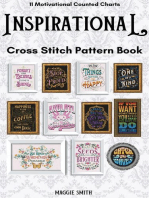 Inspirational and Motivational Cross Stitch Pattern Book