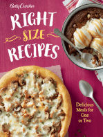 Betty Crocker Right-Size Recipes: Delicious Meals for One or Two