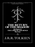 The Return Of The Shadow: The History of the Lord of the Rings, Part One