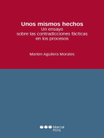 Unos mismos hechos: Un ensayo sobre las contradicciones en los juicios de hecho