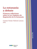 La eutanasia a debate: Primeras reflexiones sobre la Ley Orgánica de Regulación de la Eutanasia