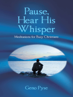 Pause, Hear His Whisper: Meditations for Busy Christians
