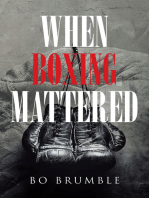 When Boxing Mattered