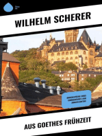 Aus Goethes Frühzeit: Bruchstücke eines Commentares zum jungen Goethe