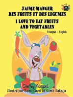 J’aime manger des fruits et des legumes I Love to Eat Fruits and Vegetables