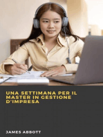 Una settimana per il master in Gestione d’Impresa