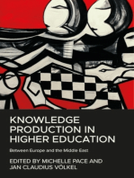 Knowledge production in higher education: Between Europe and the Middle East
