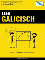 Leer Galicisch - Snel / Gemakkelijk / Efficiënt: 2000 Belangrijkste Woorden