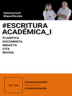 #Escritura_Académica_I_Procesos: Planifica. Documenta. Redacta. Cita. Revisa.