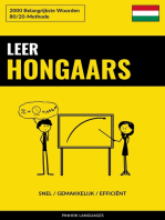 Leer Hongaars - Snel / Gemakkelijk / Efficiënt