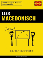 Leer Macedonisch - Snel / Gemakkelijk / Efficiënt