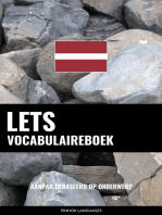 Lets vocabulaireboek: Aanpak Gebaseerd Op Onderwerp