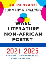 WAEC Literature Non-African Poetry Summary & Analysis
