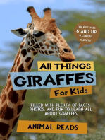 All Things Giraffes For Kids: Filled With Plenty of Facts, Photos, and Fun to Learn all About Giraffes