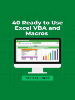 40 Ready to Use Excel VBA and Macros