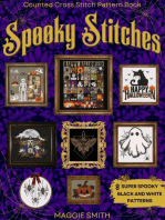 Spooky Stitches | Black and White Counted Cross Stitch Patterns