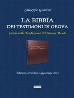 La Bibbia dei Testimoni di Geova: Errori nella Traduzione del Nuovo Mondo delle Sacre Scritture