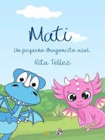 Mati, un pequeño dragoncito azul