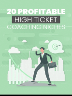 20 Profitable High Ticket Coaching Niches