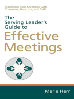 The Serving Leader's Guide to Effective Meetings