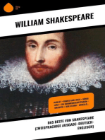 Das Beste von Shakespeare (Zweisprachige Ausgabe: Deutsch-Englisch): Hamlet + Romeo und Julia + König Lear + Ein Sommernachtstraum + Macbeth + Der Sturm + Othello…