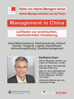 Management in China: Leitfaden zur praktischen, interkulturellen Umsetzung