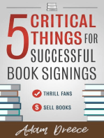 5 Critical Things for Successful Book Signings
