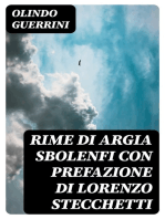 Rime di Argia Sbolenfi con prefazione di Lorenzo Stecchetti