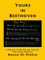 Yours in Beethoven: A Memoir of My Musical Journey with Julius Eastman