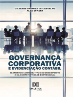 Governança Corporativa e Evidenciação Contábil: elementos contributivos do desempenho e da competitividade empresarial