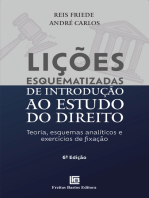 Lições Esquematizadas de Introdução ao Estudo do Direito: Teoria, esquemas analíticos e exercícios de fixação