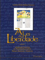 Lei da Liberdade: Introdução Histórica ao Pensamento Jurídico - Épocas Medieval e Moderna