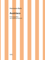 Hermann Bahr / Austriaca: Kritische Schriften in Einzelausgaben
