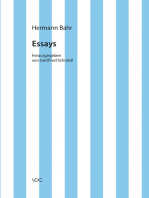 Hermann Bahr / Essays: Kritische Schriften in Einzelausgaben