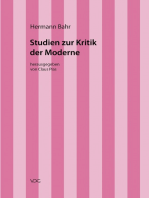 Hermann Bahr / Studien zur Kritik der Moderne: Kritische Schriften in Einzelausgaben