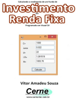 Calculando O Rendimento De Um Fundo De Investimento Em Renda Fixa Programado Em Visual C#