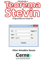 Calculando O Teorema De Stevin Programado Em Visual C#