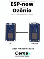 Desenvolvendo Uma Aplicação Com O Protocolo Esp-now Para Monitorar Ozônio Com O Esp8266 Programado No Arduino