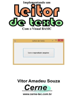 Implementando Um Leitor De Texto Com O Visual Basic