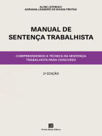 Manual de Sentença Trabalhista - 2ª ED.: Compreendendo a técnica da sentença trabalhista para concurso