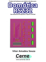 Projeto De Hardware Com Arduino De Placa Para Domótica Rs232 Com Desenho De Esquema E Layout No Kicad
