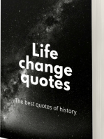 Life Change Quotes
