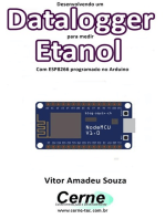 Desenvolvendo Um Datalogger Para Medir Etanol Com Esp8266 Programado No Arduino