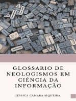 Glossário De Neologismos Da Ciência Da Informação
