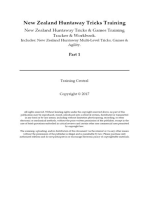 New Zealand Huntaway Tricks Training. New Zealand Huntaway Tricks & Games Training Tracker & Workbook. Includes: New Zealand Huntaway Multi-Level Tricks, Games &  Agility. Part 1