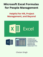 Microsoft Excel Formulas for People Management