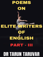 Poems on Elite writers of English