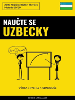 Naučte Se Uzbecky - Výuka / Rychle / Jednoduše: 2000 Nejdůležitějších Slovíček