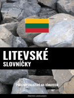 Litevské Slovníčky: Přístup Založený Na Tématech