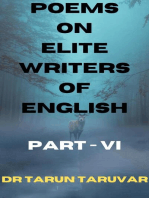 Poems on Elite Writers of English